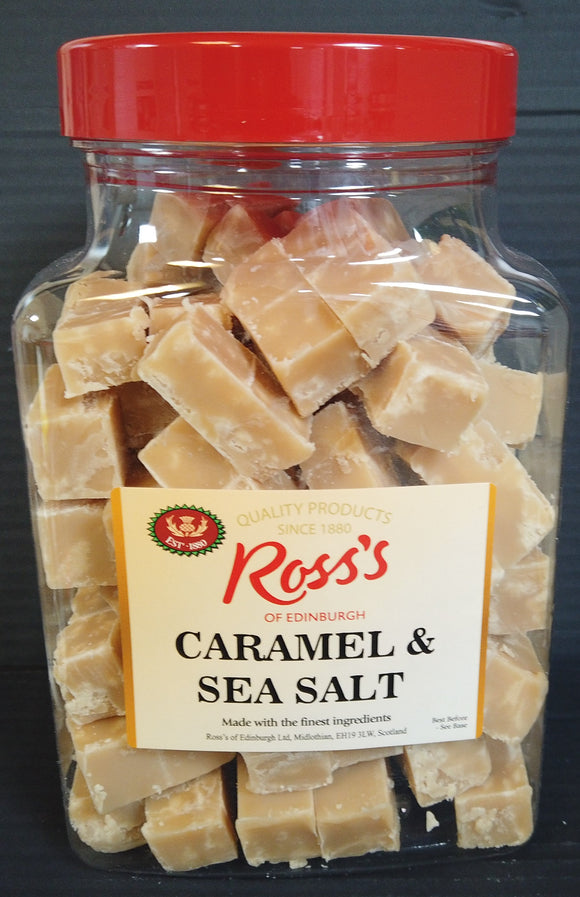 Caramel & sea salt fudge jar