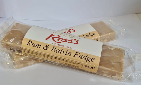 Rum & Rosinen Fudge Bar